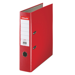 BIBLIORAFT PLASTIFIAT 7.5CM ROSU ECONOMY ESSELTE