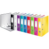 BIBLIORAFT PLASTIFIAT 8 CM 180 GRADE ROSU WOW LEITZ - imagine 5