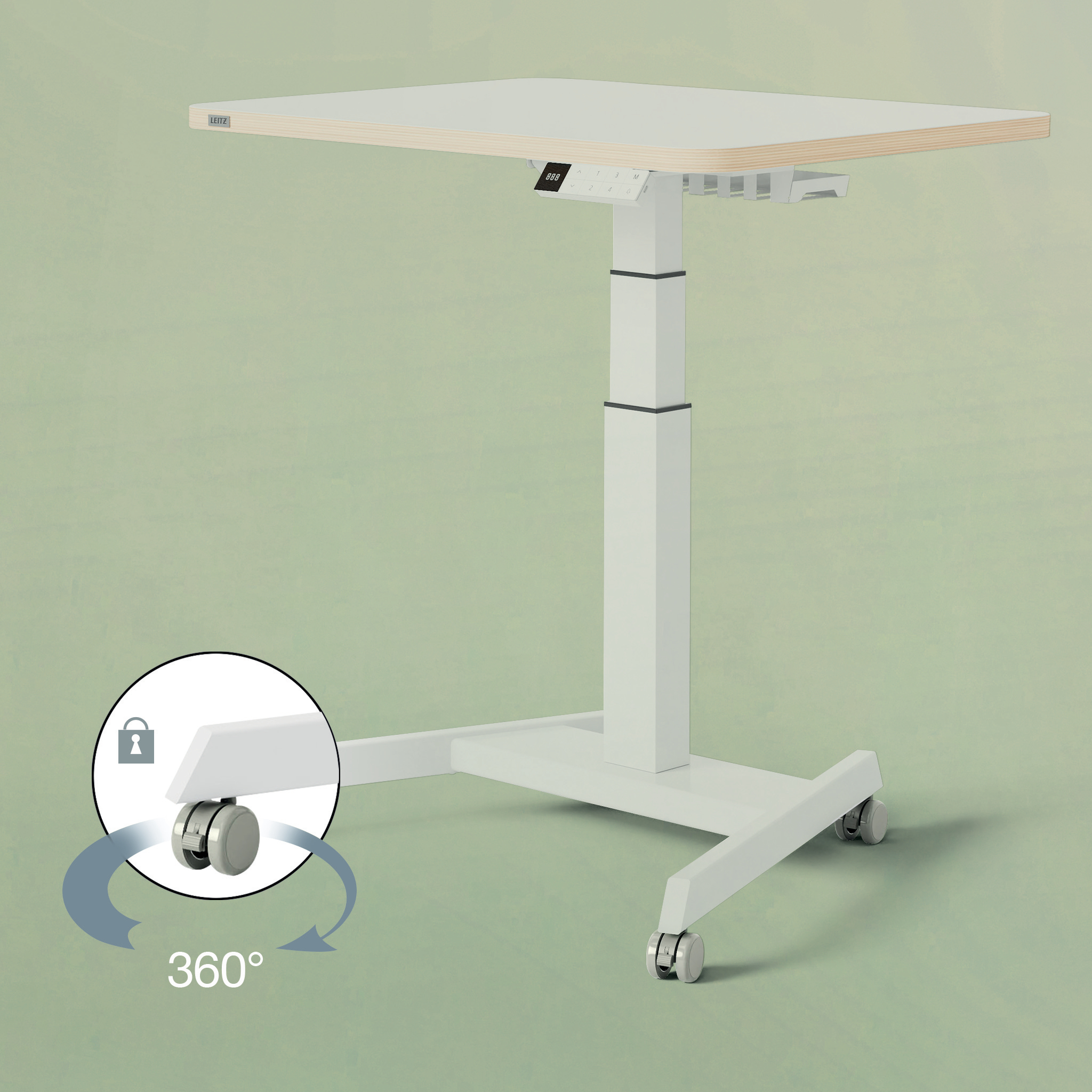 BIROU ERGONOMIC ELECTRIC AJUSTABIL PE INALTIME ERGO LEITZ - imagine 5