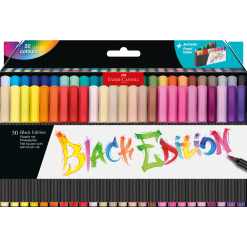 BRUSH PENS BLACK EDITION SET 50 CULORI FABER-CASTELL