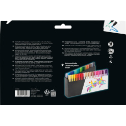 Alternative view of BRUSH PENS BLACK EDITION SET 50 CULORI FABER-CASTELL