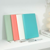 CAIET BIROU A5 96 FILE DICTANDO COPERTA IMITATIE PIELE ALB NUSIGN DELI - imagine 2