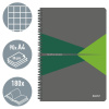 CAIET BIROU SPIRA A4 ARITMETICA VERDE LEITZ - imagine 2