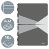 CAIET BIROU SPIRA A4 DICTANDO GRI COPERTA PP OFFICE LEITZ - imagine 2