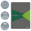 CAIET BIROU SPIRA A4 DICTANDO VERDE COPERTA PP OFFICE LEITZ - imagine 2
