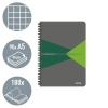 CAIET BIROU SPIRA A5 ARITMETICA VERDE OFFICE LEITZ - imagine 2