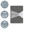 CAIET BIROU SPIRA A5 DICTANDO GRI COPERTA PP OFFICE LEITZ - imagine 2