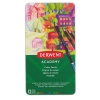 Creioane colorate DERWENT Academy, cutie metalica, 12buc/set - imagine 2