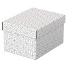 CUTIE DEPOZITARE CU CAPAC 25 x 20 x 15 CM ALBA RECYCLED ESSELTE - imagine 2
