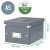 CUTIE DEPOZITARE MICA ALBASTRA CLICK&STORE LEITZ - imagine 2