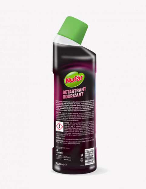 DETARTRANT ODORIZANT 750ML NUFAR FARMEC - imagine 2