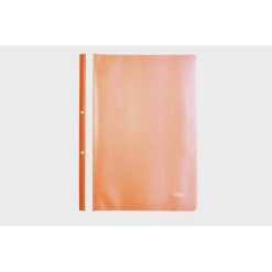 Alternative view of Dosar plastic PP cu sina, cu gauri, grosime 120/180 microni, 10 buc/set, Optima - orange