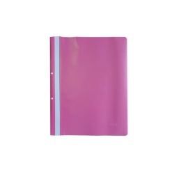 Alternative view of Dosar plastic PP cu sina, cu gauri, grosime 120/180 microni, 10 buc/set, Optima - roz