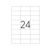 ETICHETE 24/A4 70*37.125MM COLTURI DREPTE 25/TOP TANEX - imagine 2