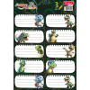 ETICHETE SCOLARE 30/SET DINO TLS-801 TANEX