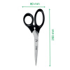 FOARFECA BIROU 20CM NEAGRA OTEL INOXIDABIL LEITZ - imagine 5