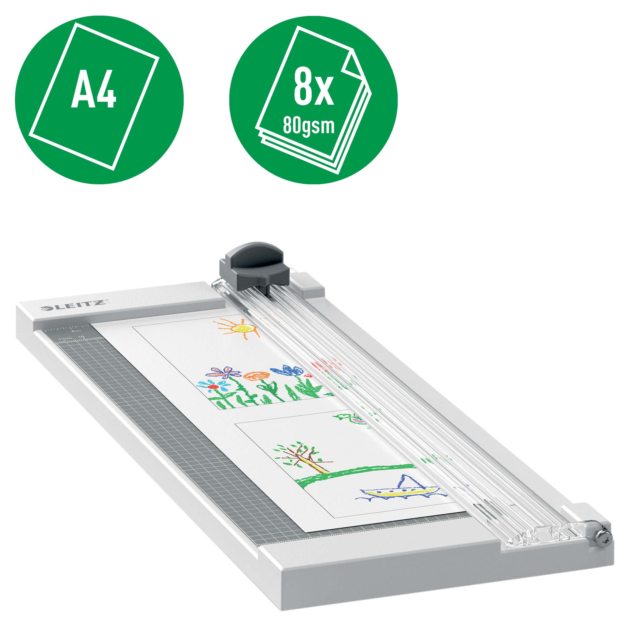 GHILOTINA CU DISC HOME PRECISION A4 8COLI LEITZ - imagine 3