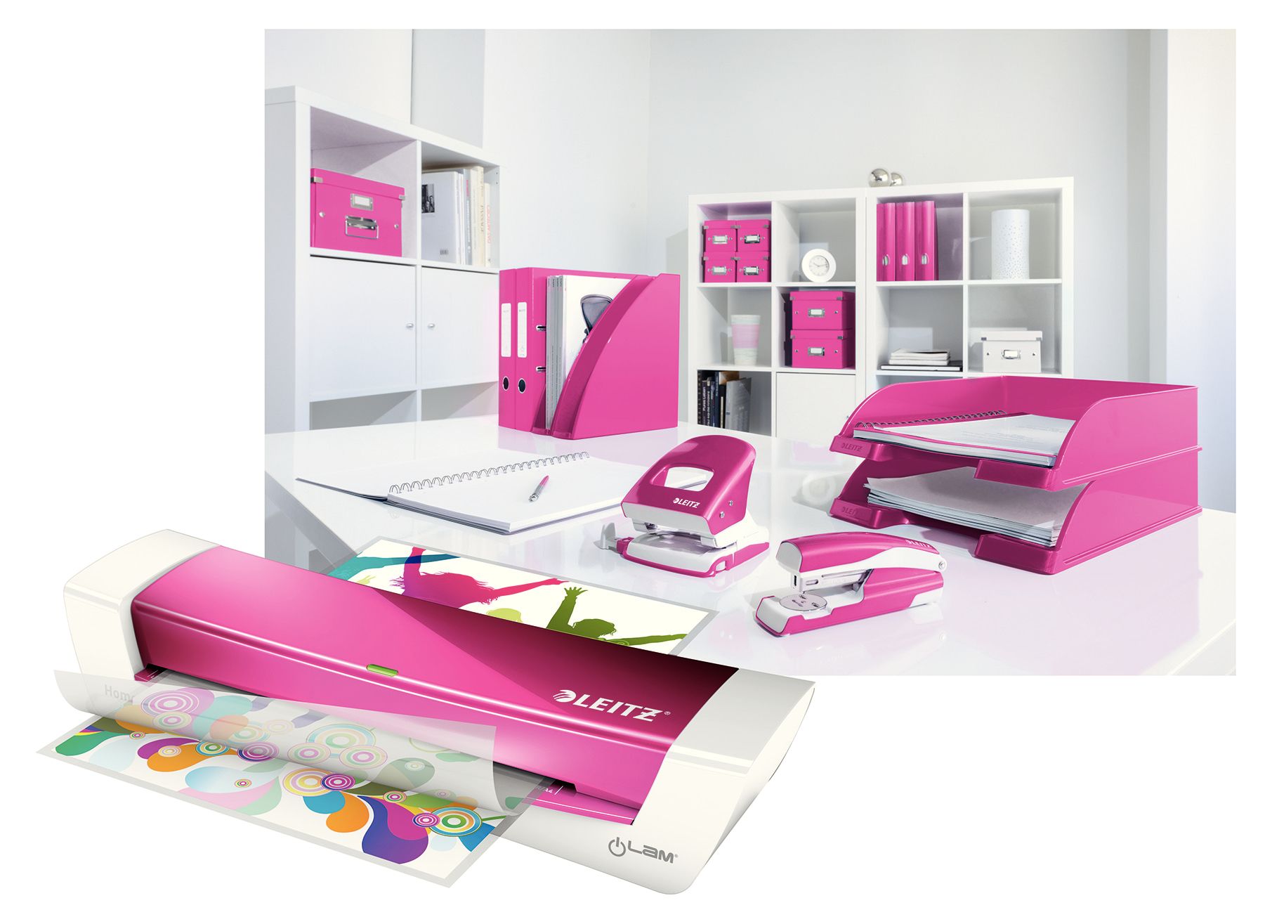 LAMINATOR A4 ILAM HOME OFFICE ROZ LEITZ - imagine 3
