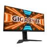 MONITOR Gigabyte 34 inch, Gaming, IPS, UWQHD (3440 x 1440), Wide, 400 cd/mp, 1 ms, HDMI x 2 | DisplayPort, "M34WQ" (timbru verde 7 lei) - imagine 2