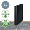 MAPA PLASTIC 5 COMPARTIMENTE NEGRU RECYCLE LEITZ - imagine 2