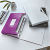 MAPA PLASTIC 6 COMPARTIMENTE MOV METALIZAT TIP PROIECT WOW LEITZ - imagine 2