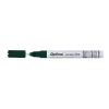 Marker cu vopsea Optima Paint 3713, varf rotund 2.0mm, grosime scriere 1-2mm - verde - imagine 2