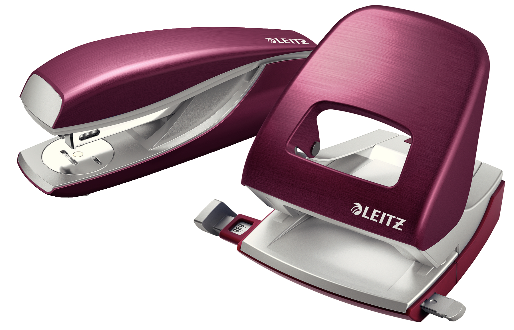 PERFORATOR 30 COLI MODEL 5006 METALIC GRENA STYLE LEITZ - imagine 2