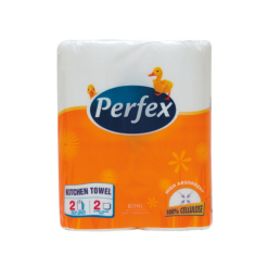 Prosop rola hartie alba, 2 straturi, 10.8m x 24cm, 2 role/set, Perfex