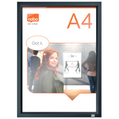 RAMA CLICK ALUMINIU A4 GRAFIT IMPRESSION PRO NOBO