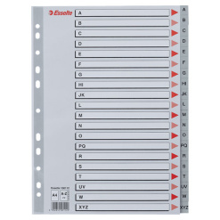 SEPARATOARE INDEX PLASTIC A-Z ESSELTE