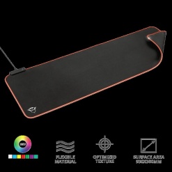 Alternative view of Mouse PAD TRUST, "GXT 764 GlideFlex", gaming , cu led, cauciuc si material textil, 930 x 300 x 3 mm, negru, "TR-23395"