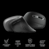MOUSE TRUST, "Verro Ergonomic", PC sau NB, wireless, 2.4GHz, optic, 1600 dpi, butoane/scroll 6/1, buton selectare viteza, negru, "TR-23507" (timbru verde 0.18 lei) - imagine 4