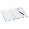 CAIET BIROU A4 ARITMETICA ALBASTRU COPERTA CARTON WOW LEITZ - imagine 2