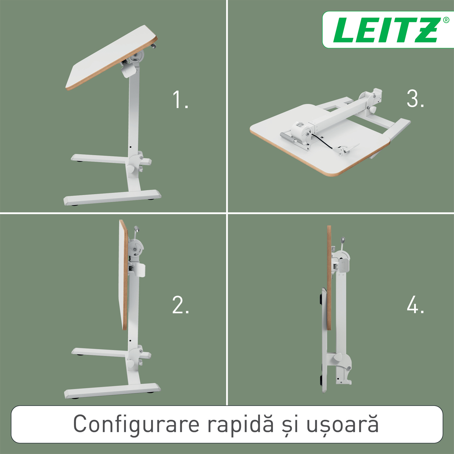 BIROU ERGONOMIC PLIABIL AJUSTABIL PE INALTIME ERGO LEITZ - imagine 5