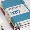 CAIET A5 VELIN 120G COPERTA RIGIDA ALBASTRU NAVY LEUCHTTURM - imagine 2