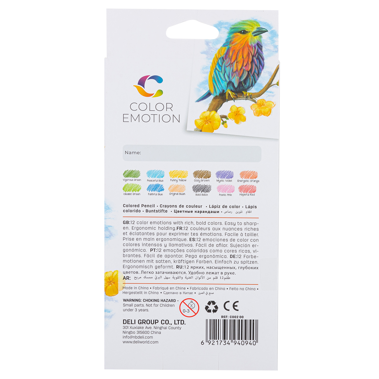 CREIOANE COLORATE 12 CULORI COLOR EMOTION DELI - imagine 4