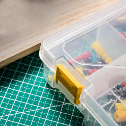 Alternative view of CUTIE PLASTIC MICA 1 - 200x135x45 MM PT DEPOZITARE SCULE DELI