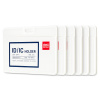 ECUSON ORIZONTAL RIGID PENTRU CARDURI 89*54MM RAMA ALBA DESCHIDERE LATERALA DELI - imagine 4