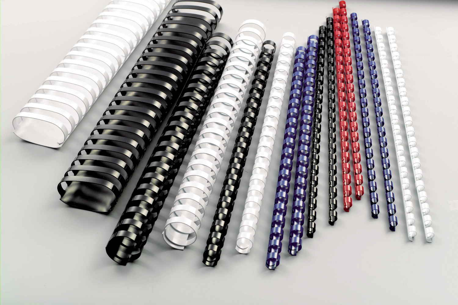 INEL PLASTIC 10MM NEGRU PT 65 COLI 100/CUT GBC - imagine 3