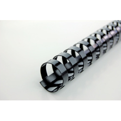 Alternative view of INEL PLASTIC 12MM NEGRU PT 95 COLI 100/CUT GBC