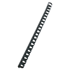 INEL PLASTIC 16MM NEGRU PT 145 COLI 100/CUT GBC