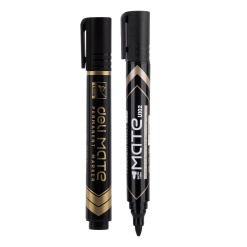 Alternative view of MARKER PERMANENT NEGRU VARF ROTUND 1.5MM MATE DELI
