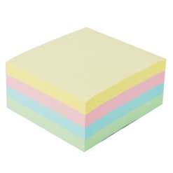 Alternative view of NOTES ADEZIV 76*76MM 4 CULORI PASTEL 400 FILE DELI