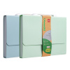 SERVIETA MATERIAL ECO DIN FIBRE DE GRAU CU MANER 13 COMPARTIMENTE CULORI ASORTATE DELI - imagine 2