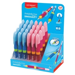 Stilou Keyroad Easy Writer KR971259, penita iridium, alimentare rezerve, grip ergonomic, corp plastic diverse culori