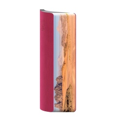 AGENDA DATATA A5 352PAG PREMIUM DELUXE LORETO COPERTA PIELE SINTETICA MAGENTA 2026