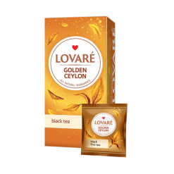 Ceai Lovare Golden Ceylone, 24 plicuri/cutie