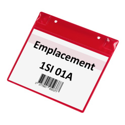 Buzunar logistic neodymium magnet Tarifold, rosu, A5 landscape, 5 bucati/set