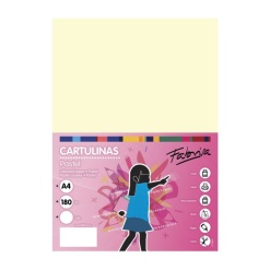 Alternative view of Carton colorat A4 Fabrisa, 180g/mp, culori pastel, top 50 coli