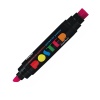 Marker permanent Fiorello Poster GR-1712, 2 capete - tesit 10mm / patrat 17mm - imagine 12